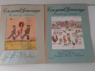 2 stk "Vore Gamle Børnesange" 1. samling. 1920érne