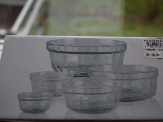 Glasskåle 5 stk.