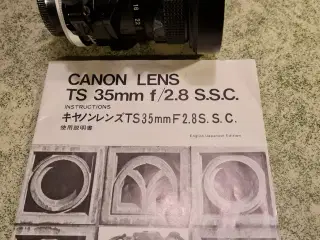 Tilt & Shift Canon linse