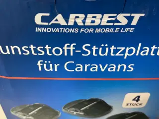 Plader til montering på støtteben