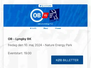 OB - Lyngby BK billetter