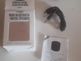 Mini højtaler, med Bluetooth mm.