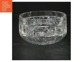 Karaffel krystal skål (str. Ø 15 cm)