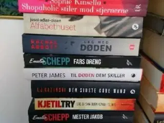 75 stk bøger krimier m.v.