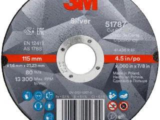 3M Silver skæreskive T41 75×1,6mm