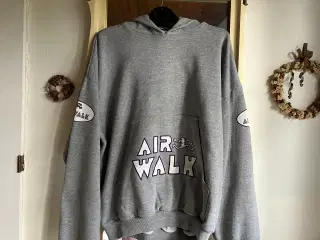 Lysegrå Airwalk sweatshirt med hætte