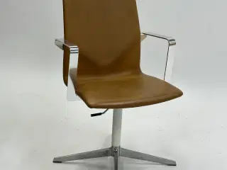 Four Design - 4-Cast® XL Mødestol (Lysebrun m. krom armlæn)