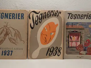 Tegnerier: 3 årgange. 1937, 1938 og 1953.