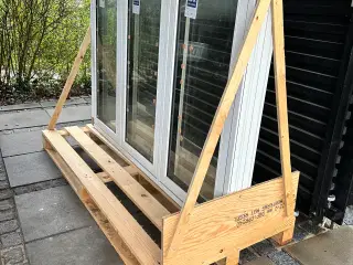 Nyt 3-faget vindue i træ/alu