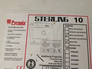 Sterling 10 alarmsystem
