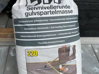 Selvnivellerende gulvspartelmasse