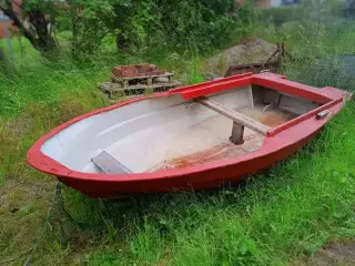 ældre glasfiber jolle