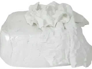 Hvide klude, frotté,  pris pr. kg (min køb 8 kg)