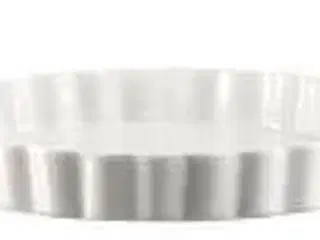 40 stk. Tærteform 240 mm hvid porcelæn