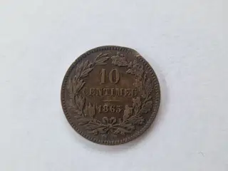 10 Centimes 1865 Luxembourg