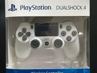 Original ubrugt PlayStation 4 controller i hvid 