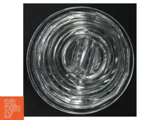Glas serveringsskål med låg (str. 11 cm)