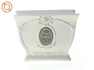 Porcelæns holder fra Udesen Danmark (str. 10 x 7 x 3 cm)