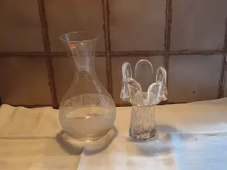 Lysestage og karaffel