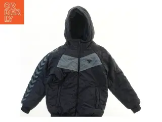 Mørk Jakke med Hætte fra Hummel (str. 152)