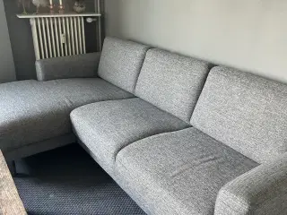 Sofa med chaiselongsofa