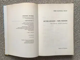 Efter krigen Før freden