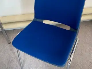 Stole, polstrede, stabelbare