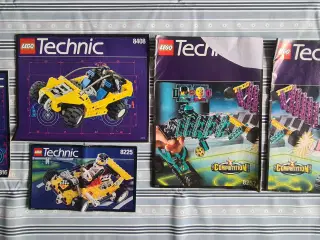 Manualer til lego technic 8257, 8408, 8225 og 8816