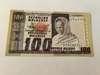 100 Francs / Ariary Madagascar