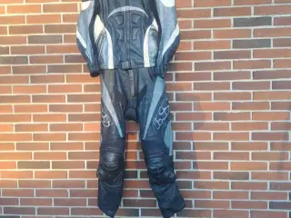 IXS læder motorcykel 2 delt dragt.