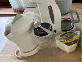 Minisæt kaffemaskine 