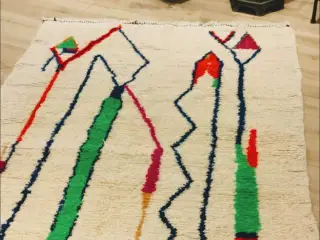 SMUKT MAROKKANSK BENI OUARAIN TÆPPE