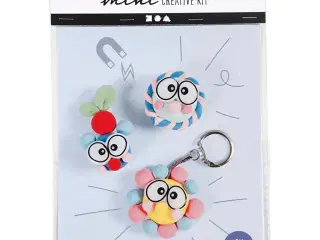 Mini DIY Kit, figurer med store øjne, 1 pk.