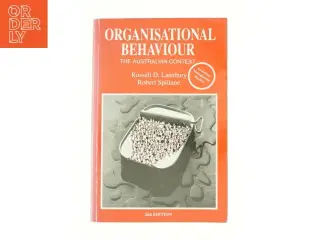Organisational behaviour af Russell D. Lansbury og Robert Spillane fra Bog