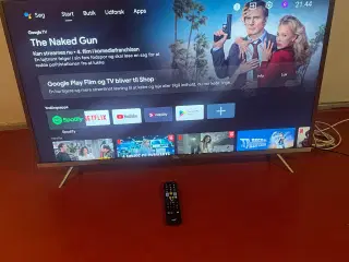 Smart TV tcl  49 tommer  med  fjernbetjening