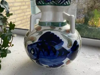 Majolica vaser i fin stand