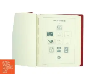 Leuchtturm UN frimærke fortryksalbum 1951-1984