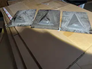 3 stk ventilationshætter udluftninger til tagpap