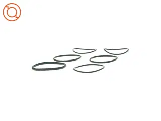 Sorte plastik armbånd (6 stk)