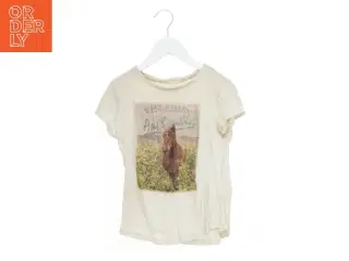T-shirt med hestetryk fra H&M (str. 146)