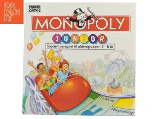 Monopoly Junior brætspil fra Parker (str. 27x27 cm)