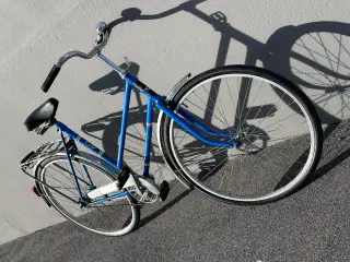 Blå Record damecykel