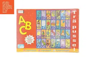 Træpuslespil med ABC-motiver fra Karnan (str. 56 brikker)