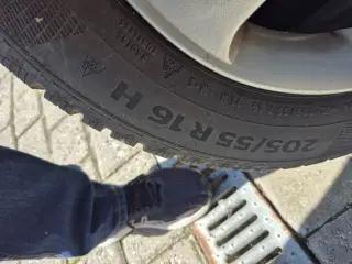 4 Vinterdæk+fælge+hjulkapsel