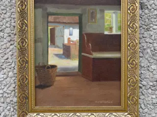 Maleri af K. Steffensen (f. 1941-)