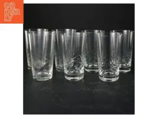 Sæt med glas (str. 13x8 cm)