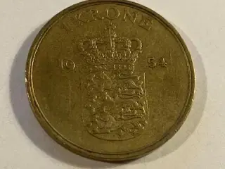 1 krone 1954 Danmark