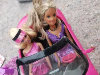 Barbie Bil med alt for 5 kr
