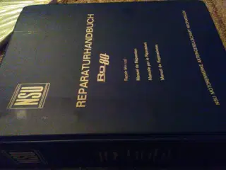 NSU RO 80, Reparaturhandbuch.
