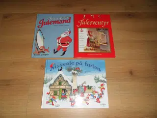 Julebøger. Nisseole på farten. Kære gamle Julemand